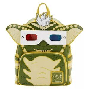 Loungefly Gremlins Stripe Glow in the Dark Cosplay Mini Backpack NWT